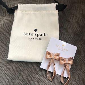 NWOT Kate Spade All Wrapped Up Earrings